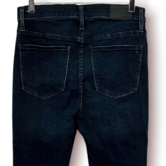 Madewell 10 High Rise Skinny Jeans Macalester Wash Knee Rip Edition Size 29 - Picture 7 of 12